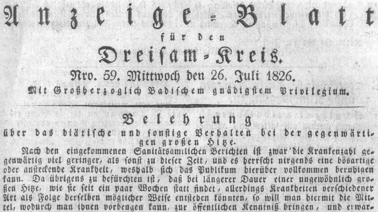 Großherzogl. Badisches Amtsblatt